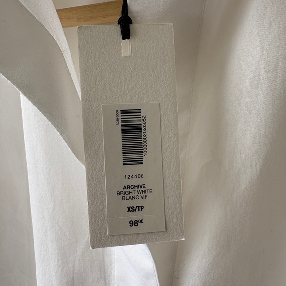 NWT Artiza Oversized Classic White Button-Up Shirt - Picture 7 of 12